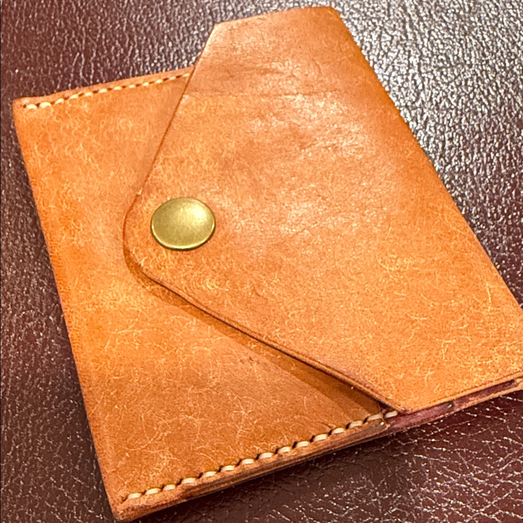 Brown Leather Card Holder